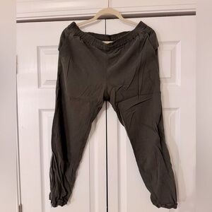 Lululemon dark green ankle pants size 10